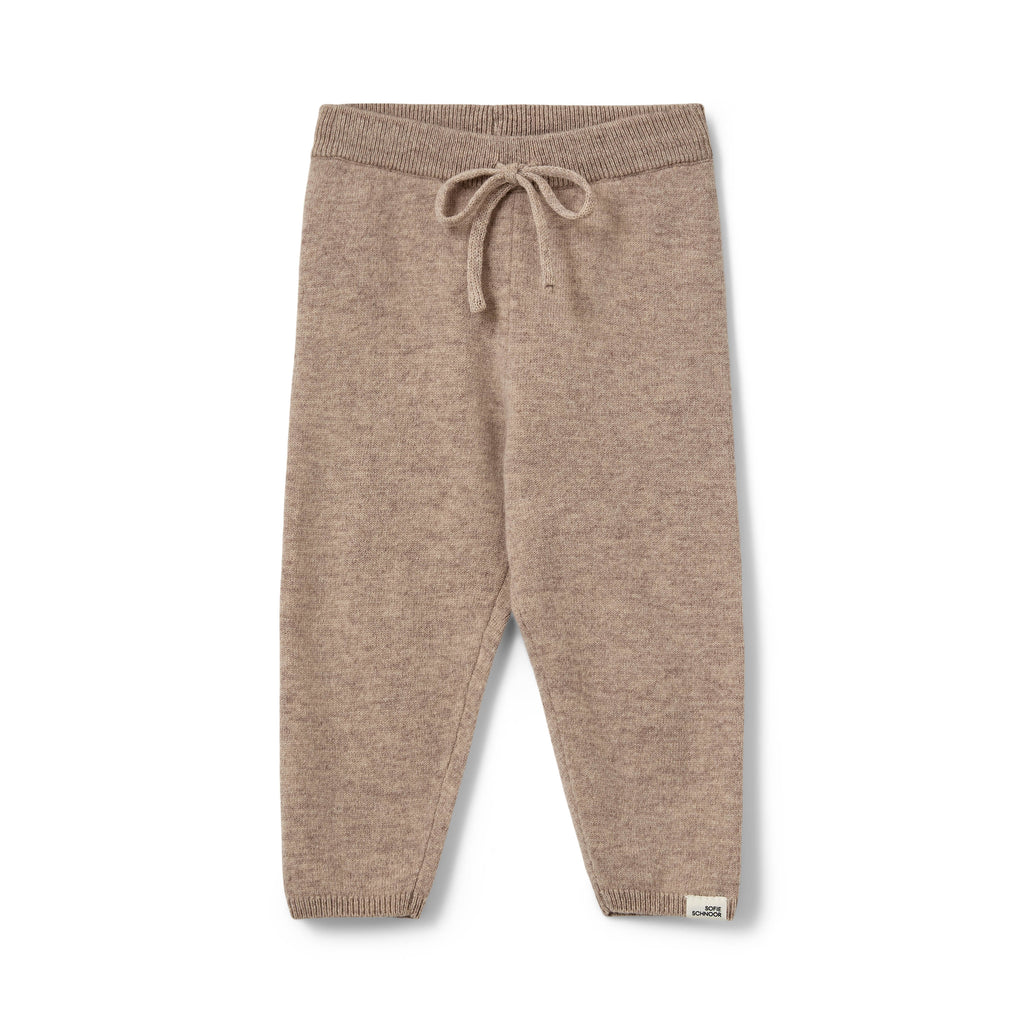 Pantalon bébé en laine LuluSB - 100 % laine - Beige et marron - Sofie Schnoor