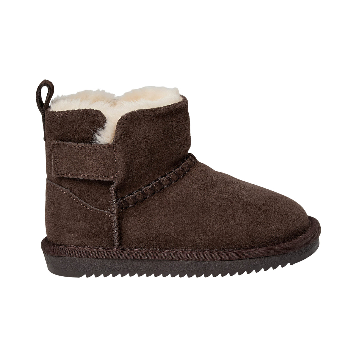 Chaussures enfant doublées en laine ValeKB - Daim - Beige et marron foncé - Sofie Schnoor