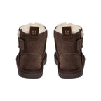 Chaussures enfant doublées en laine ValeKB - Daim - Beige et marron foncé - Sofie Schnoor