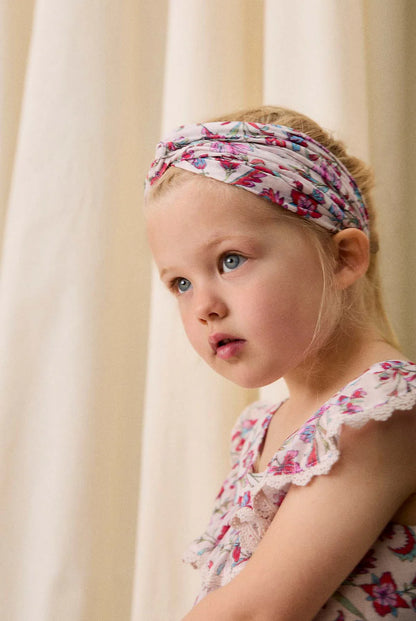 Haarband Yurira - Biologisch katoen - Cream Floral Haven - Louise Misha