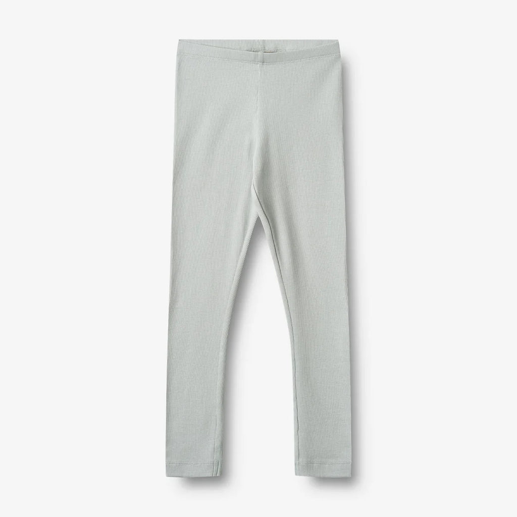 Wheat - Rib Leggings Maddy - Soft blue - Biologisch katoen - productfoto