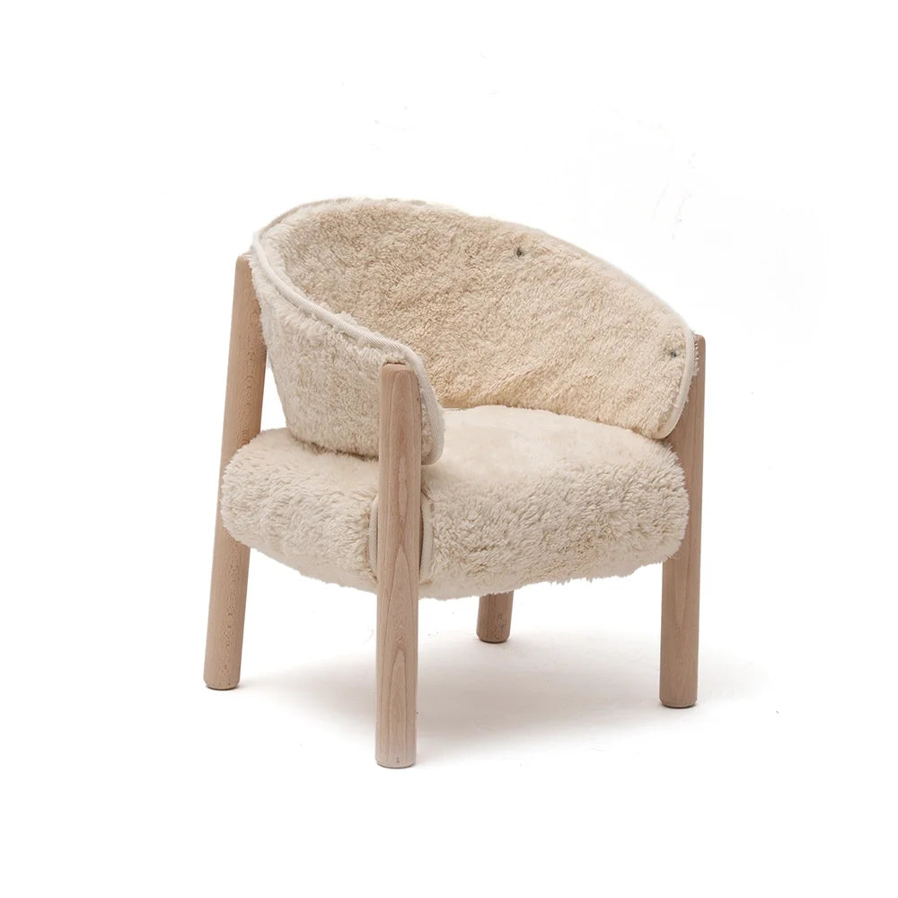 SABA kinderstoel - Fur Milk - Beukenhout - Charlie Crane - productfoto