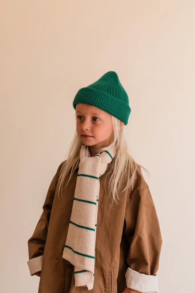 Beanie Fonzie Kids - 100% extra fine Italian merino wool - HVID