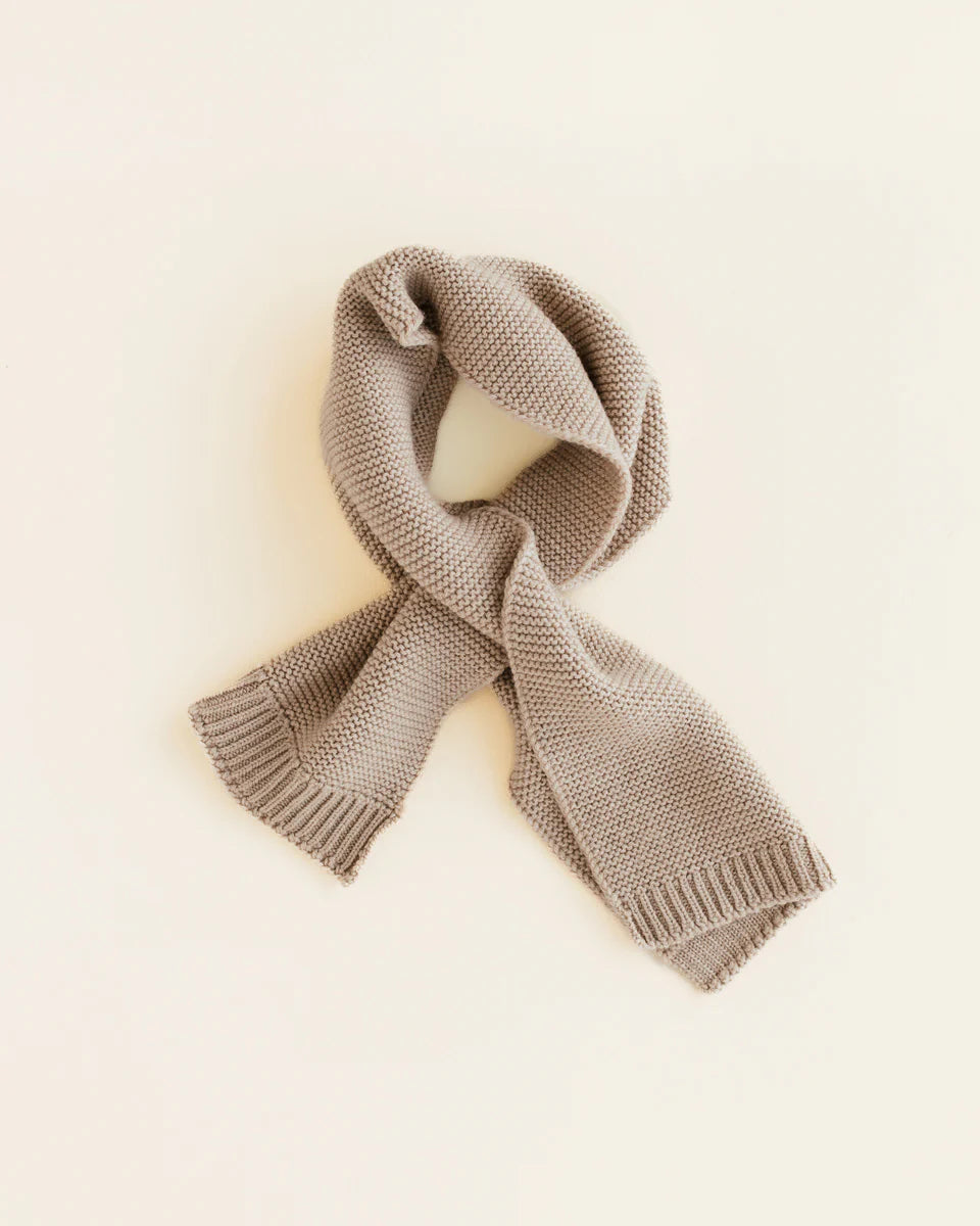Scarf Ivo - 100% extra fine Italiaanse merino wol - HVID - sand