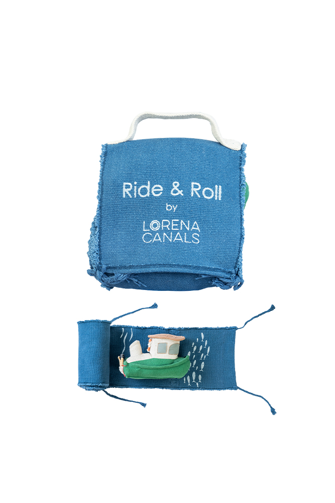 Ride & Roll Sea Clean Up Boat - Educatieve speelbaan met boot - 4 meter - Lorena Canals - productfoto - afbeelding 3