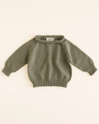 Sweater Georgette - Babytruitje - Merinowol - HVID - productfoto - afbeelding 10