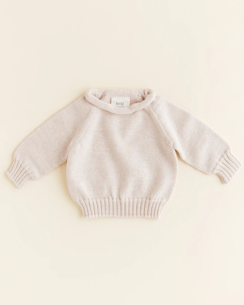 Sweater Georgette - Babytruitje - Merinowol - HVID - productfoto - afbeelding 3