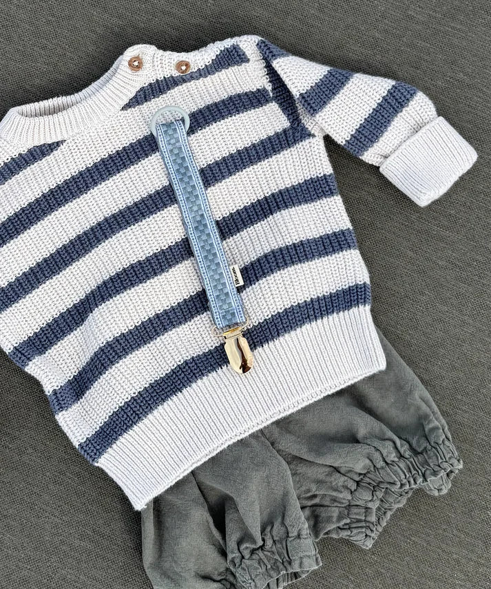 Speenkoord Boston - Handgemaakt - Baby Bloom Clips