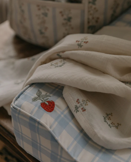 Muslin Blankets - Muslin Blanket - 2 Pack - 60x60 cm - Fraise - Garbo&Friends