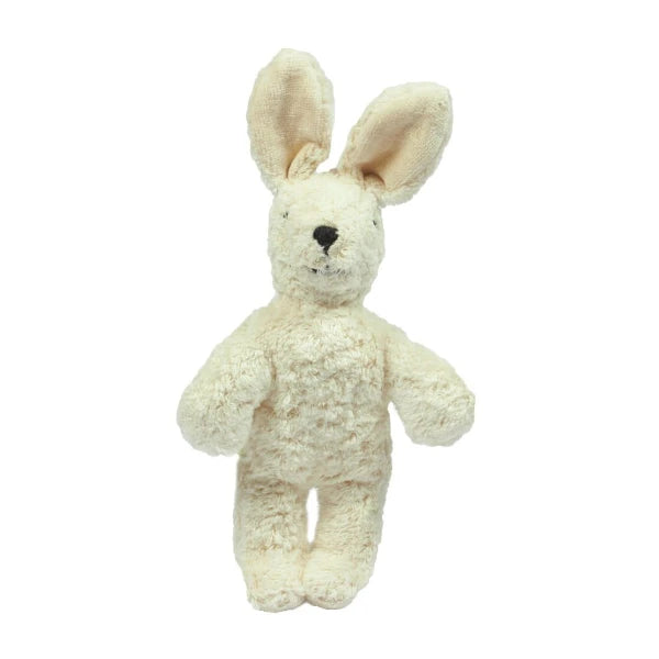 Baby Kuscheltier - Hase klein - Bio-Baumwolle/Wolle - Weiß - Senger Naturwelt
