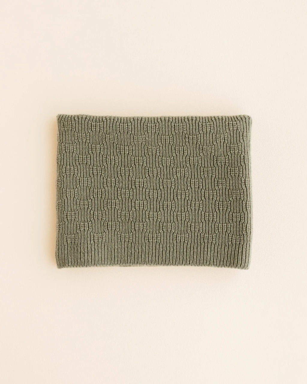Tube scarf Gigi - 100% extra fine Italiaanse merino wol - Hvid - artishoke
