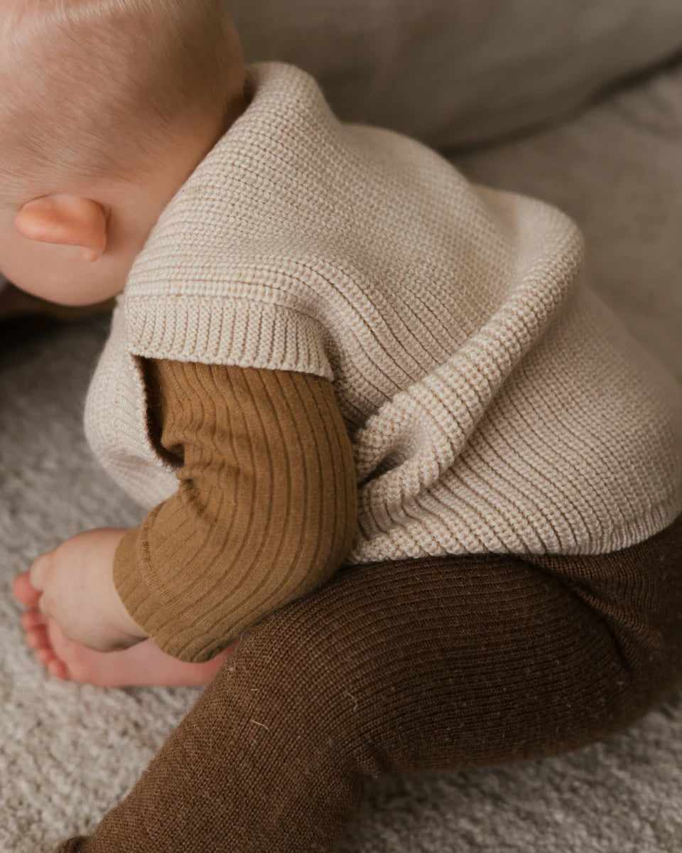 Vest Harvey - Spencer/mouwloos truitje - Cream - Merinowol - HVID