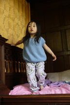 Vest Harvey Kids - 100% extra fine Italiaanse merino wol - HVID - sfeerbeeld