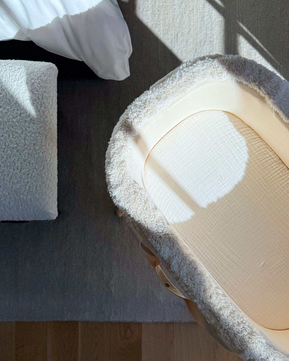 KUKO Baby Moses Basket - Draagbare Cocoon Wieg vanaf Geboorte - Babylift & Wieg - Charlie Crane