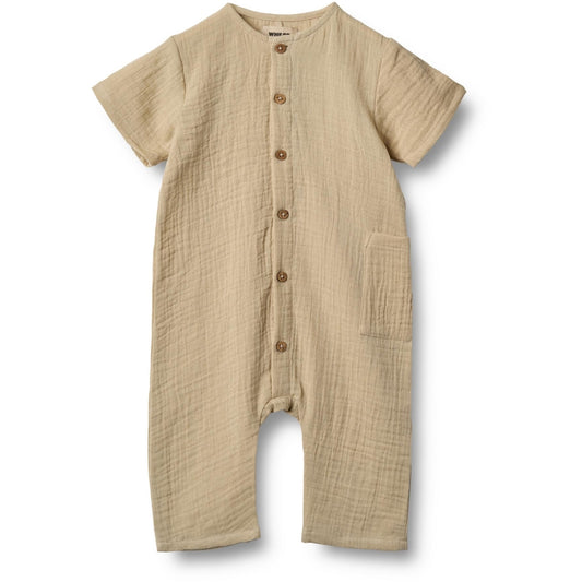 Wheat - Romper Alex - Jumpsuit - 100% biologisch katoen mousseline - voorkant
