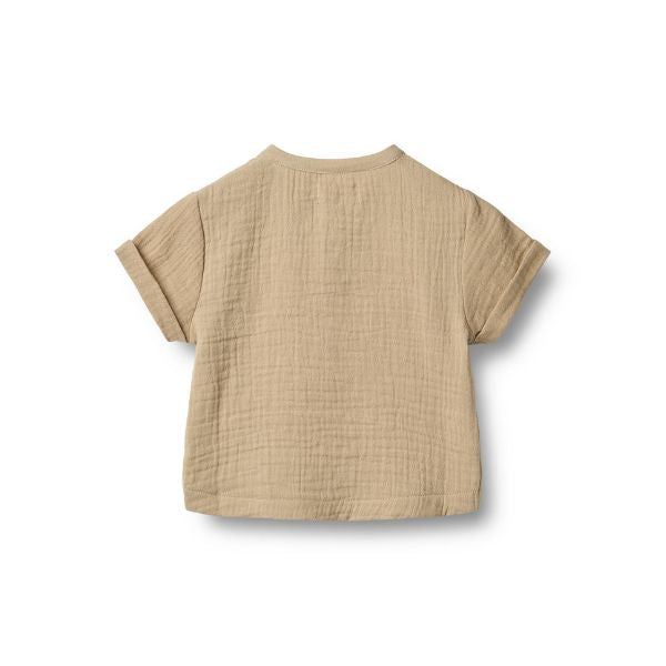 Wheat - Shirt Svend - Overhemd top - 100% biologisch katoen mousseline