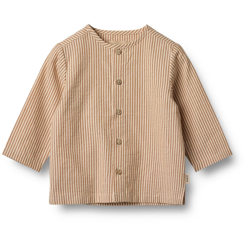 Wheat - Shelby Shirt - Overhemd - 100% biologisch katoen - voorkant