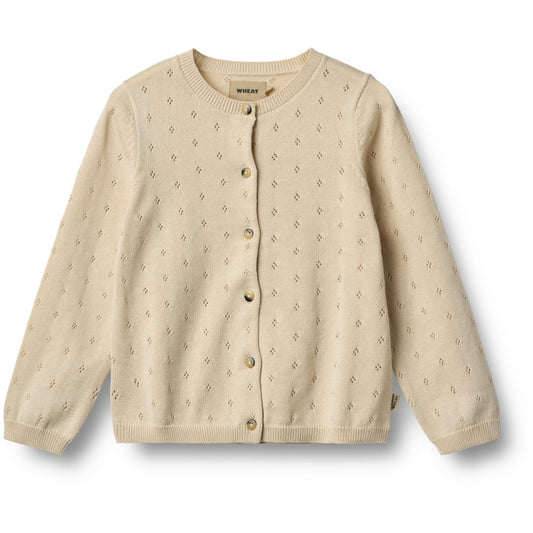 Wheat - Knit Cardigan Maia - Gebreid vestje - 100% biologisch katoen - voorkant
