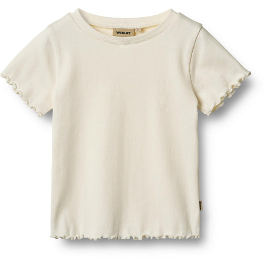 Wheat - Rib T-shirt S/S Alicia - Top met korte mouwen - voorkant
