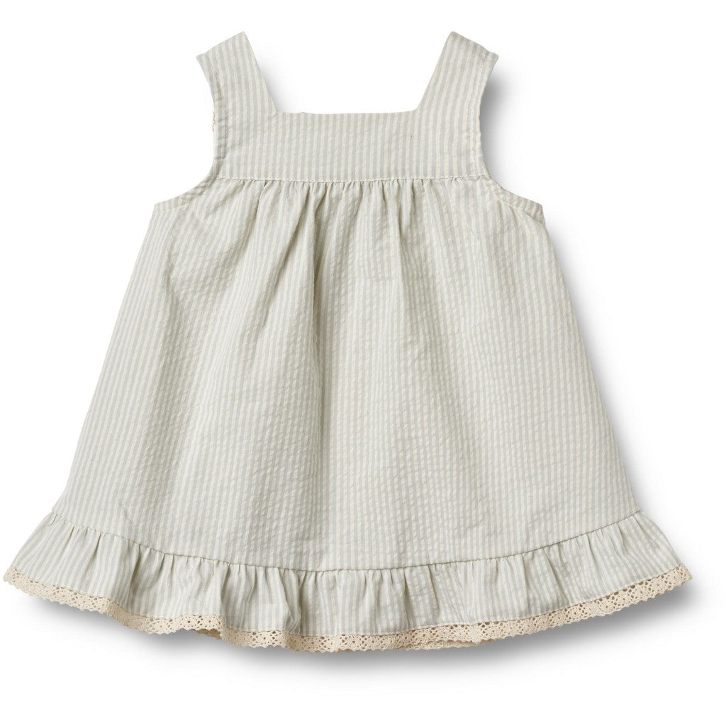 Wheat -  Dress Ruffle Ayla - Jurkje - 100% biologisch katoen - voorkant