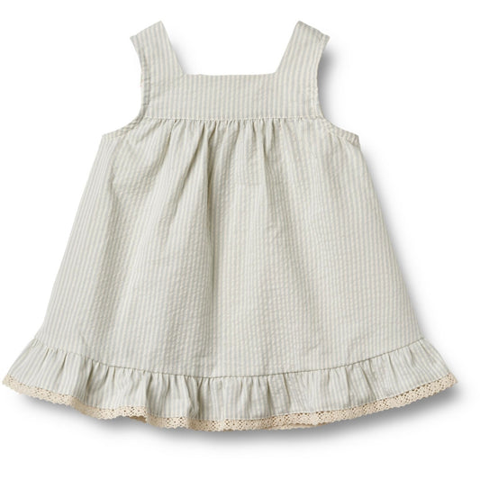 Wheat -  Dress Ruffle Ayla - Jurkje - 100% biologisch katoen - voorkant