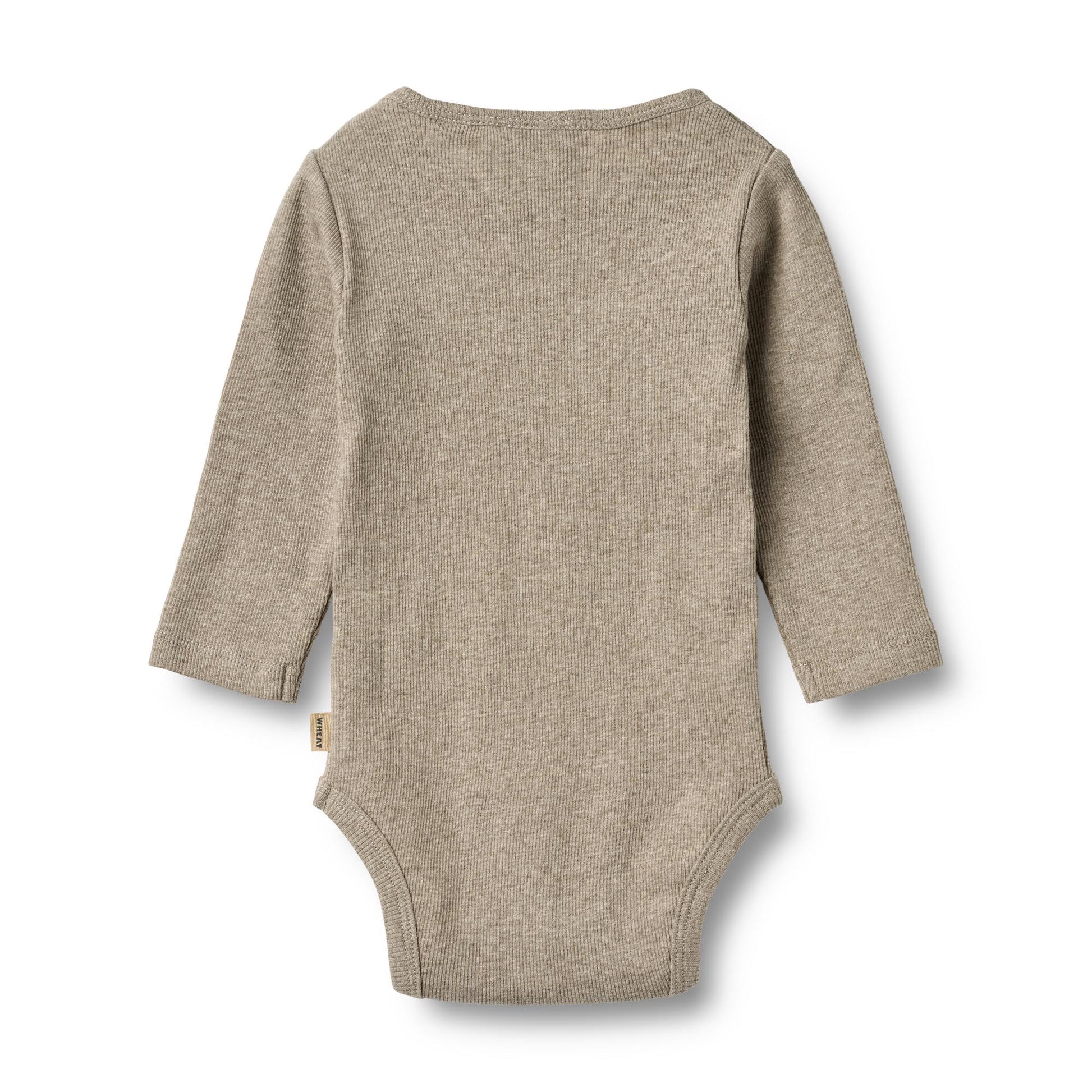 Wheat - Rib Body L/S Spencer - Romper met lange mouwen - 100% biologisch katoen - achterkant