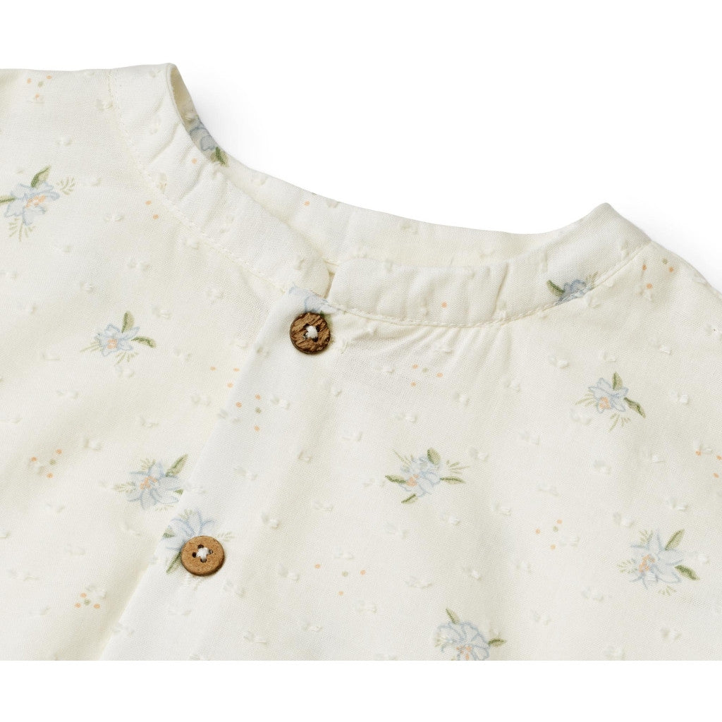 Wheat - Shirt Gerda - Overhemd top - 100% biologisch katoen close up