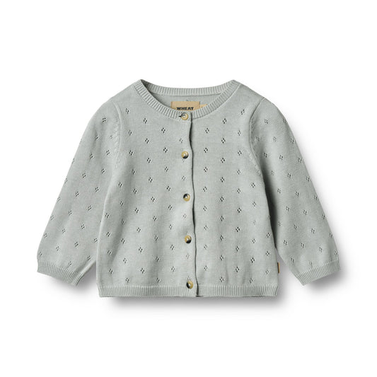 Wheat -Knit Cardigan Maia - Gebreid vestje - 100% biologisch katoen - voorkant