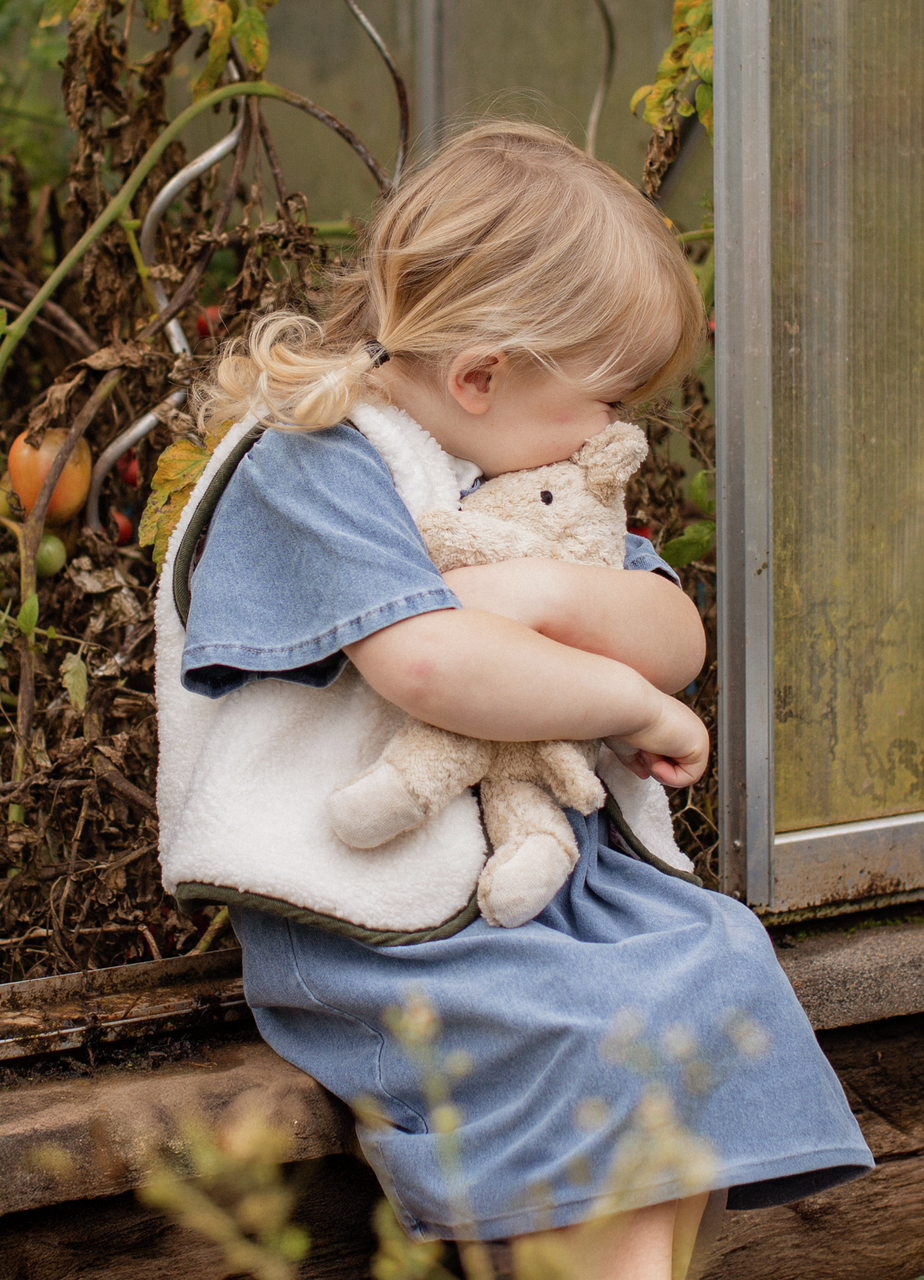 Warmte kussen - Beer Small - Druivenpitten/Wol - Senger Naturwelt