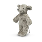 Baby Cuddly Toy - Mouse Small - Animal Baby Mouse - Organic Cotton/Wool - Grey - Senger Naturwelt
