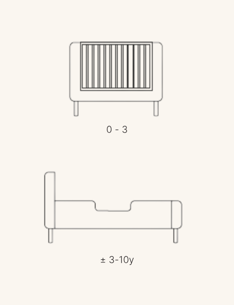 Yume Junior Kit - 170 x 70 cm - Natural Ash - Quax - productfoto - afbeelding 2