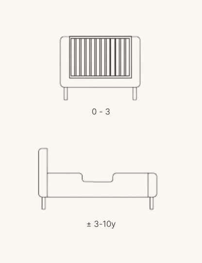 Yume Junior Kit - 170 x 70 cm - Natural Ash - Quax