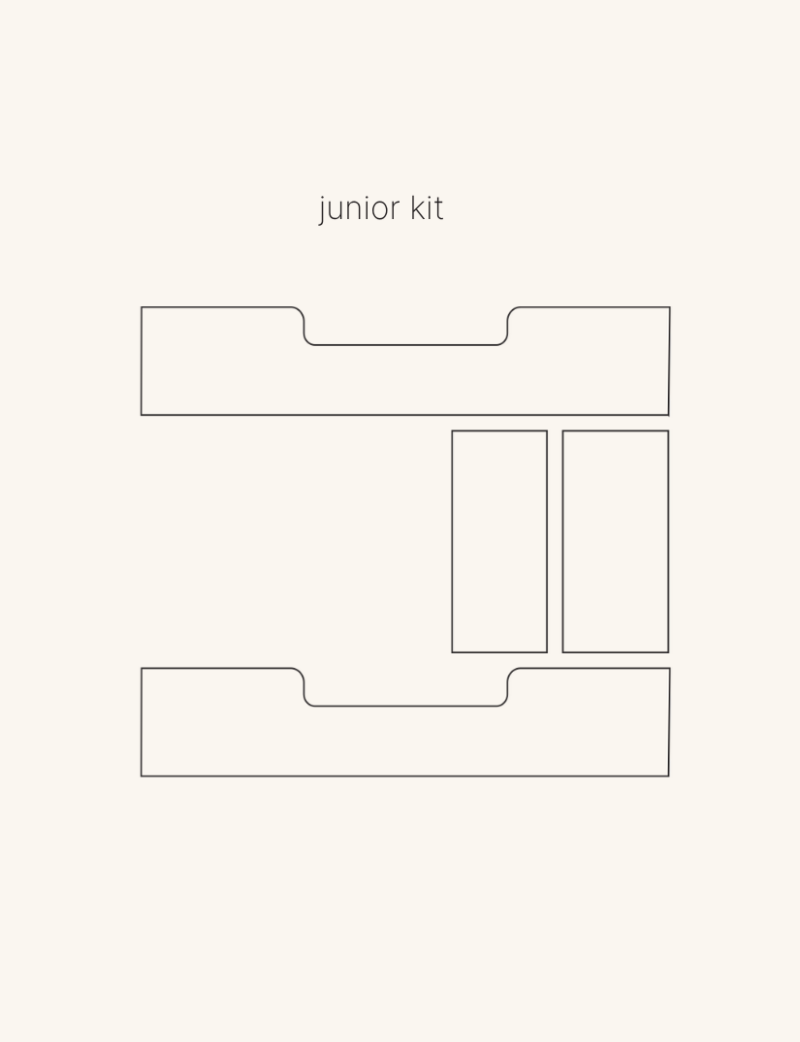 Yume Junior Kit - 170 x 70 cm - Natural Ash - Quax - productfoto - afbeelding 6