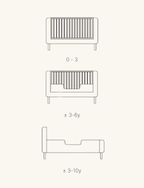 Yume Bed - 140 x 70 cm - Natural Ash - Quax - productfoto - afbeelding 4