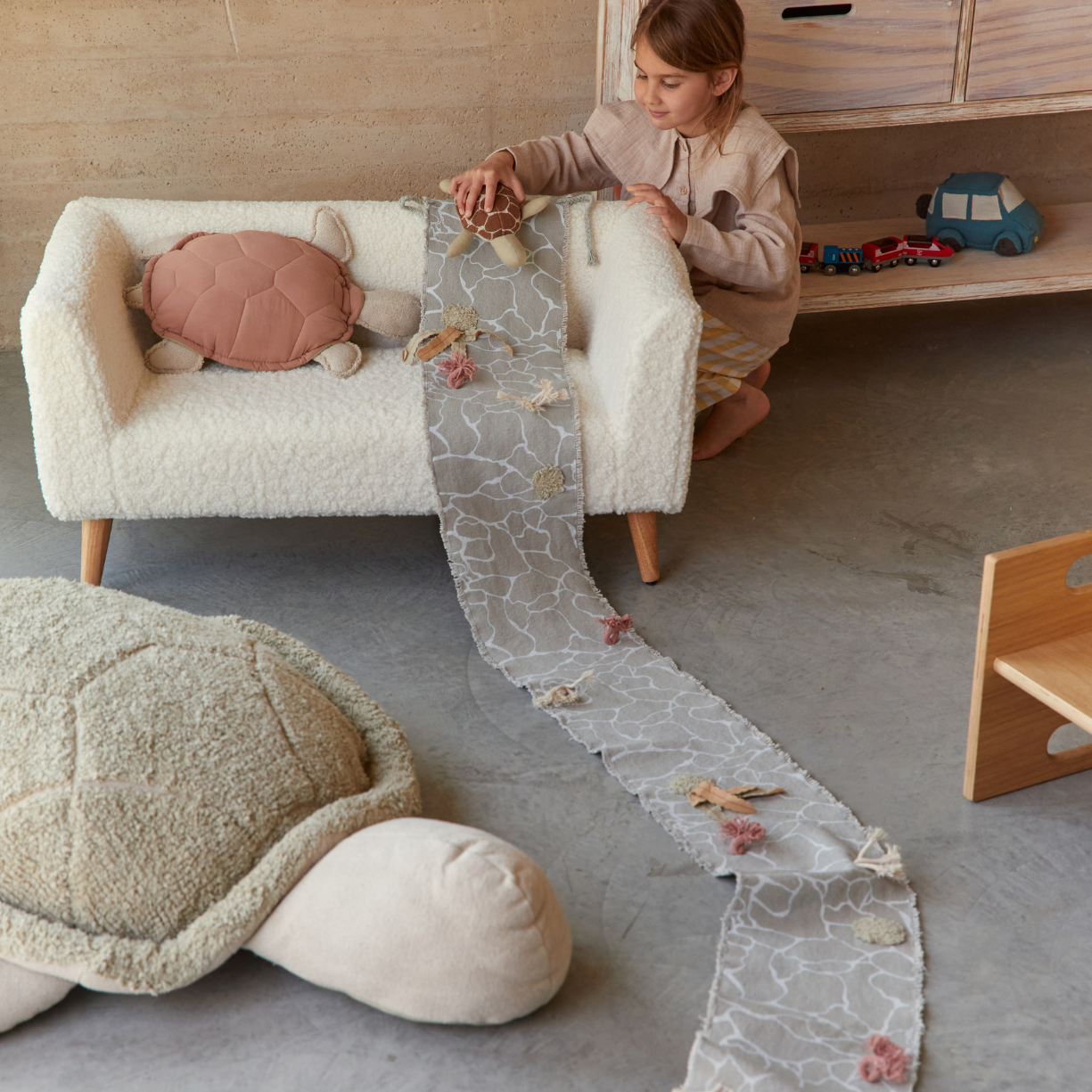 Ride & Roll Under the Sea - Speelbaan met schildpad - 4 meter - Lorena Canals - productfoto - afbeelding 3