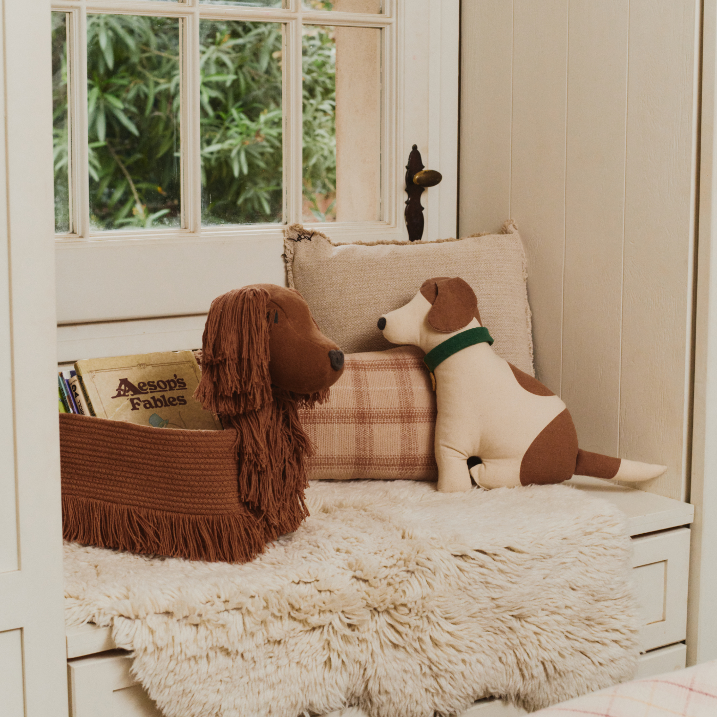 Opbergmand Poppy Setter - 68 × 24 × 35 cm - Lorena Canals - productfoto - afbeelding 3