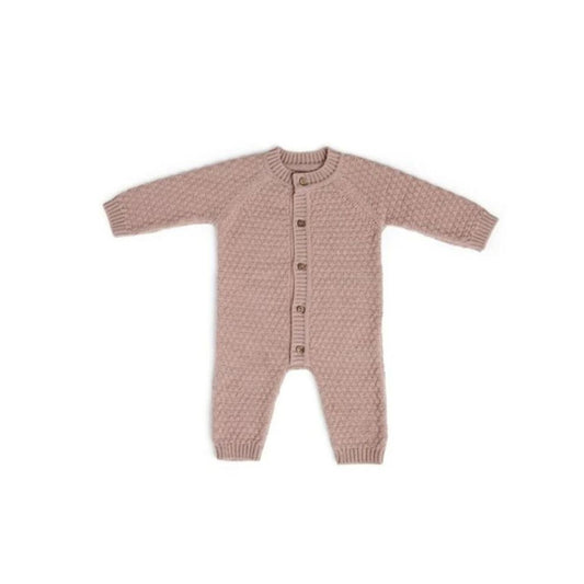 Gebreid boxpakje - Merino wol - Powder/roze - Smallstuff