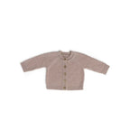 Gebreid vestje - Square knit - Merino wol - Powder/roze - Smallstuff - productfoto
