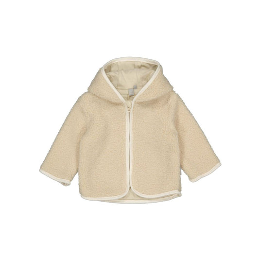 Teddy jasje Lean - Katoen - Light sand/beige - Levv