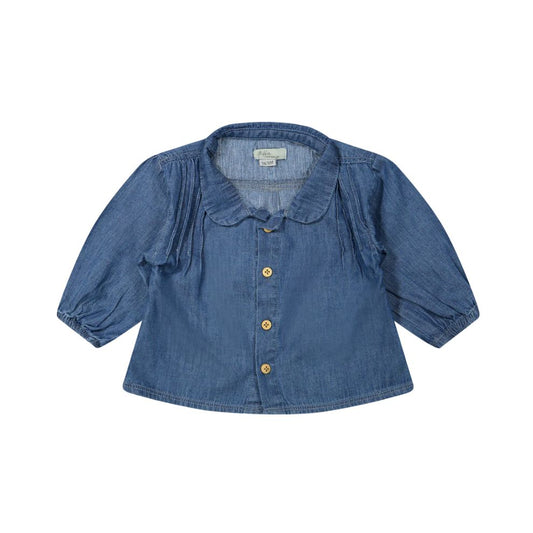 Blouse Carlo - Denim - Katoen - Riffle Amsterdam