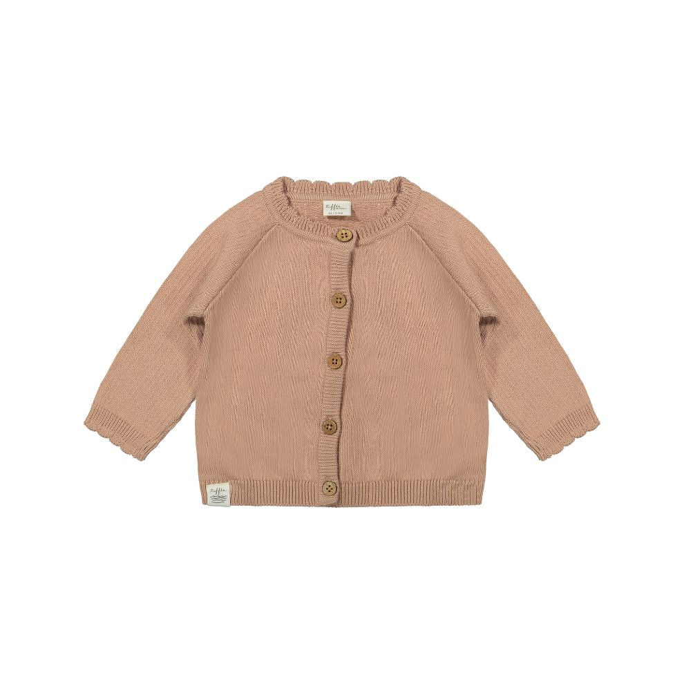 Vestje Nash - Biologisch katoen - Knit pink/roze - Riffle Amsterdam