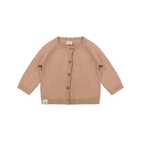 Vestje Nash - Biologisch katoen - Knit pink/roze - Riffle Amsterdam