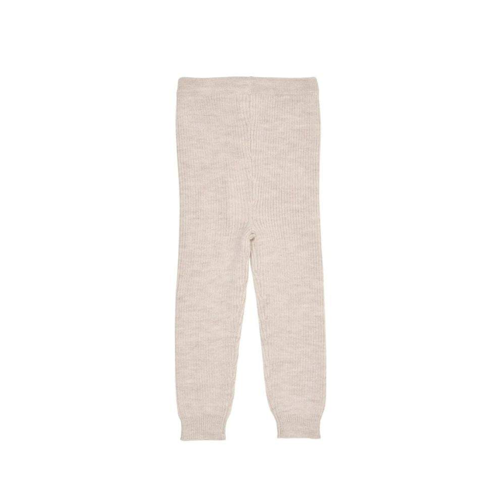 Gebreid Baby Broekje - Merino Classic Rib Leggings - Merinowol - Pale Cream - Copenhagen Colors
