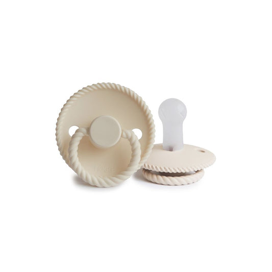 FRIGG siliconen speen - Rope - Cream - 100% medisch siliconen speen