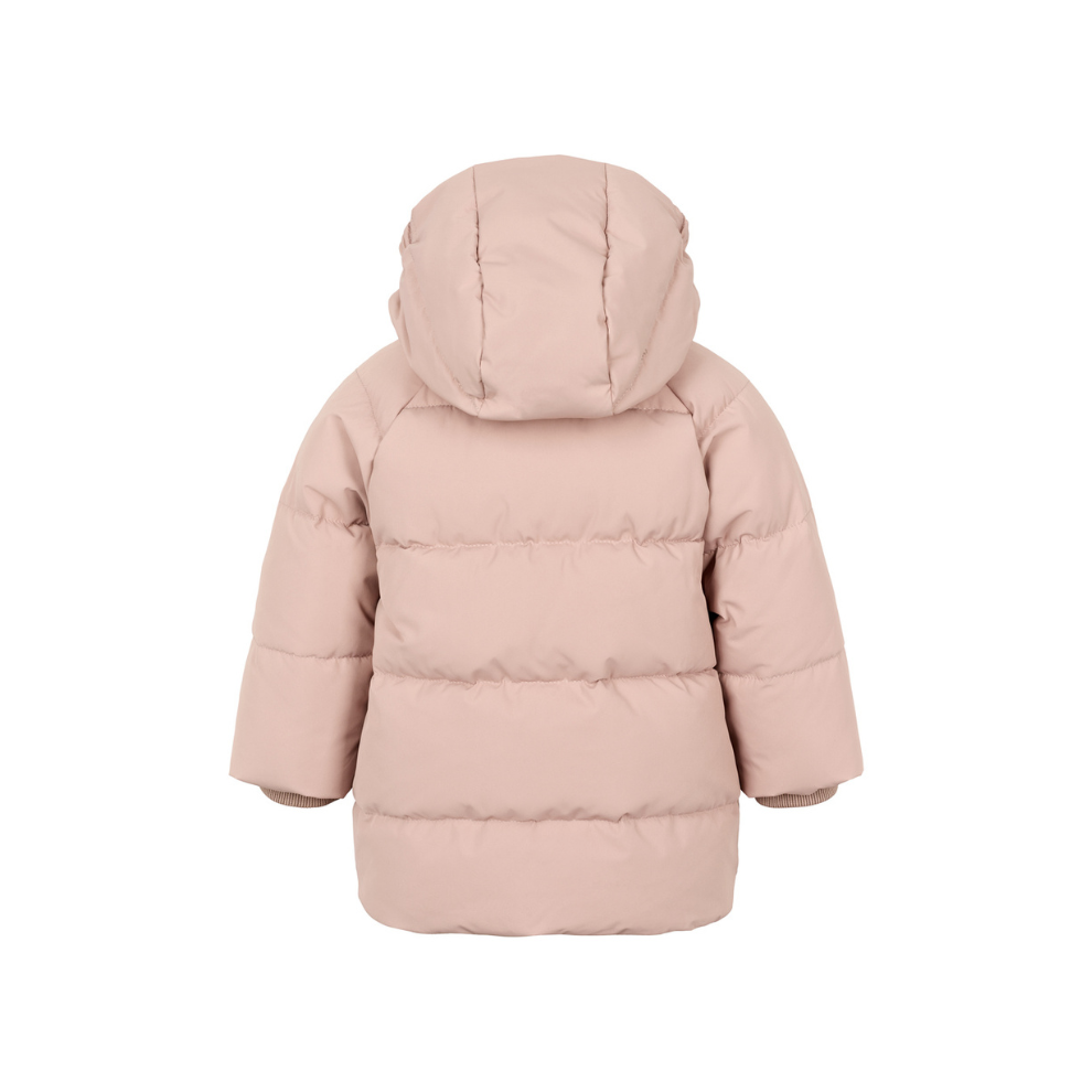 Pufferjas Omega - Tech - Waterproof 5000 mm - Light plum - Roze - Marmar Copenhagen - achterkant