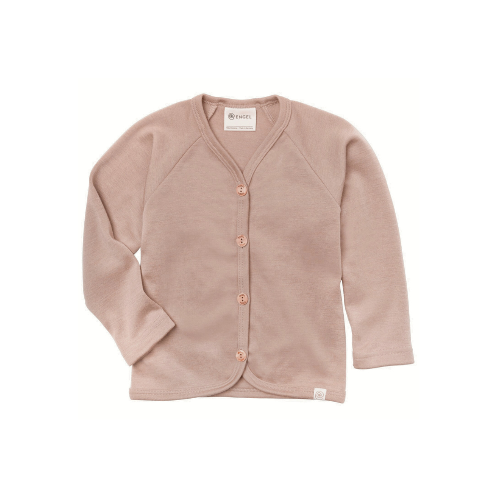 Vestje met knoopjes - Wol/zijde - Children´s cardigan - Engel Natur