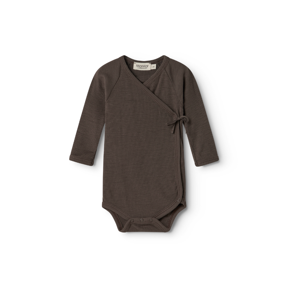 Overslagromper - Belita Wool rib - Merino wol - MarMar Copenhagen - voorkant