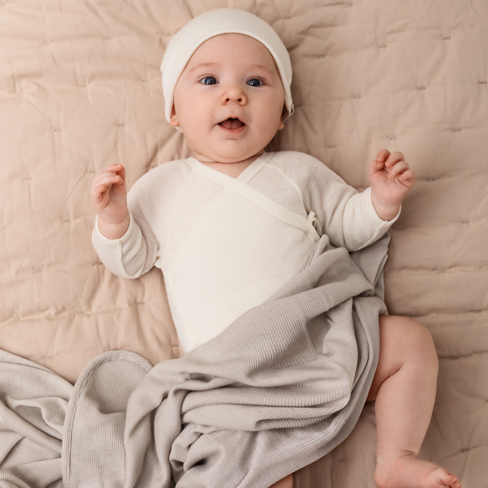 Overslagromper - Belita Wool rib - Merino wol - MarMar Copenhagen