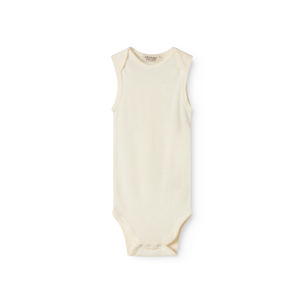 Romper hemd - Bini Wool Rib - Merinowol - - MarMar Copenhagen