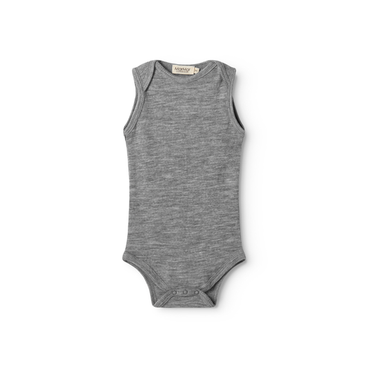 Romper hemd - Bini Wool Rib - Merinowol - - MarMar Copenhagen